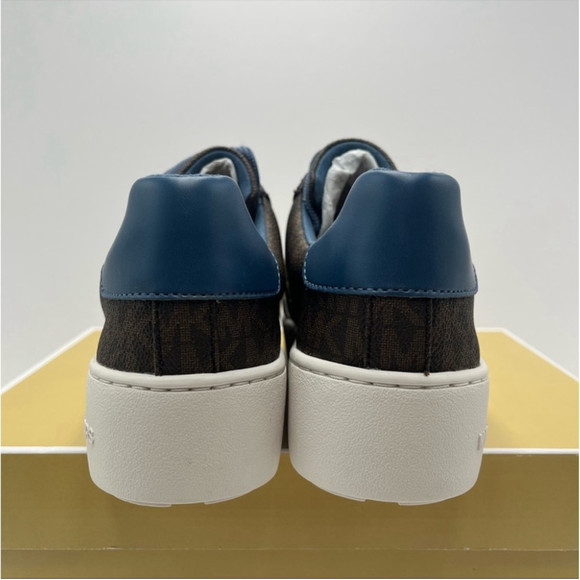 MICHAEL KORS Poppy stripe lace up sneakers. - Picture 4 of 9